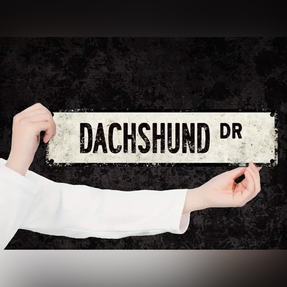 NEW Metal Dachshund Signs - Picture 9 of 11